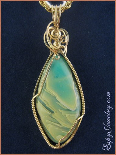 Art Glass Pendant / Slide - PND-0776
