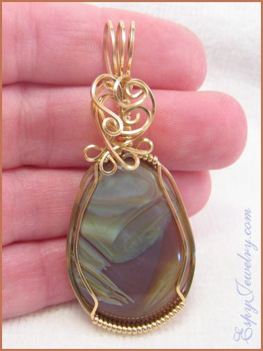 Art Glass Pendant / Slide - PND-0780