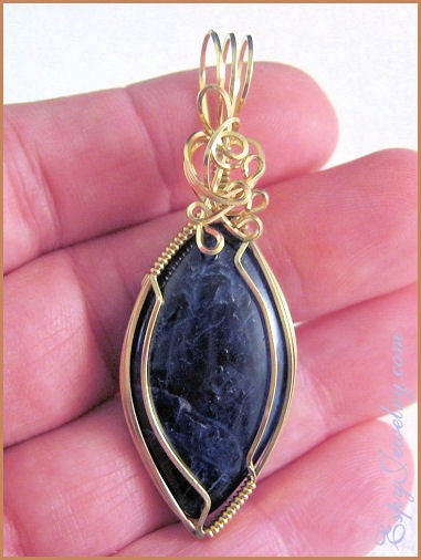 Sodalite Pendant / Slide - PND-0925