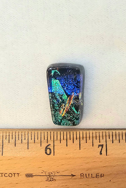 Dichroic Glass Cab #326