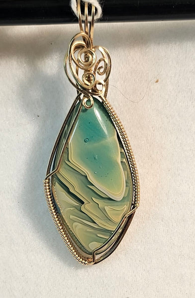 Art Glass Pendant / Slide - PND-0776