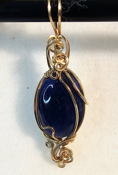 Sodalite Pendant / Slide - PND-0929