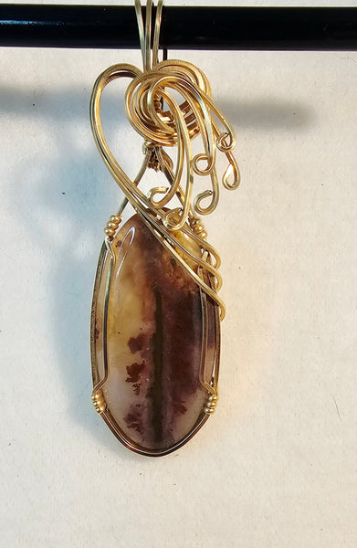 Agate Pendant / Slide - PND-0143