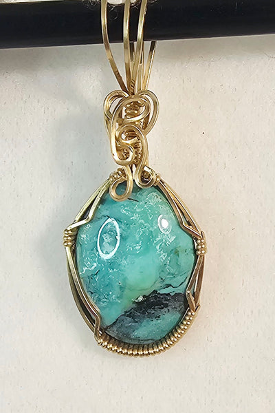 Turquoise Pendant / Slide - PND-0939
