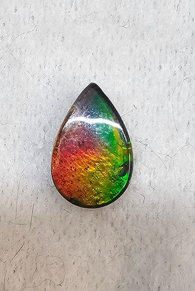 Ammolite Spinel Capped Triplet - #506